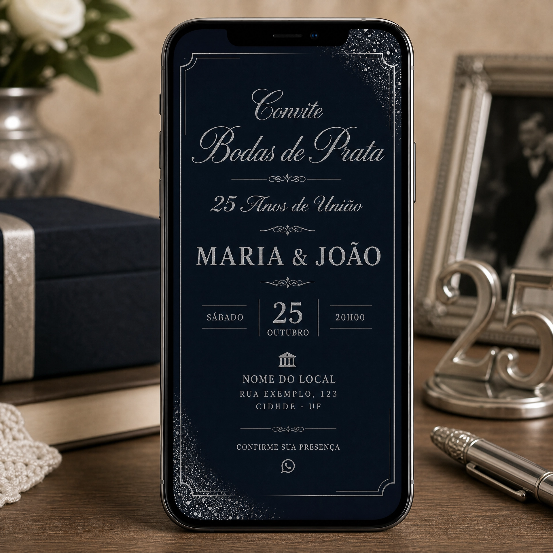 Convite Virtual Bodas de Prata